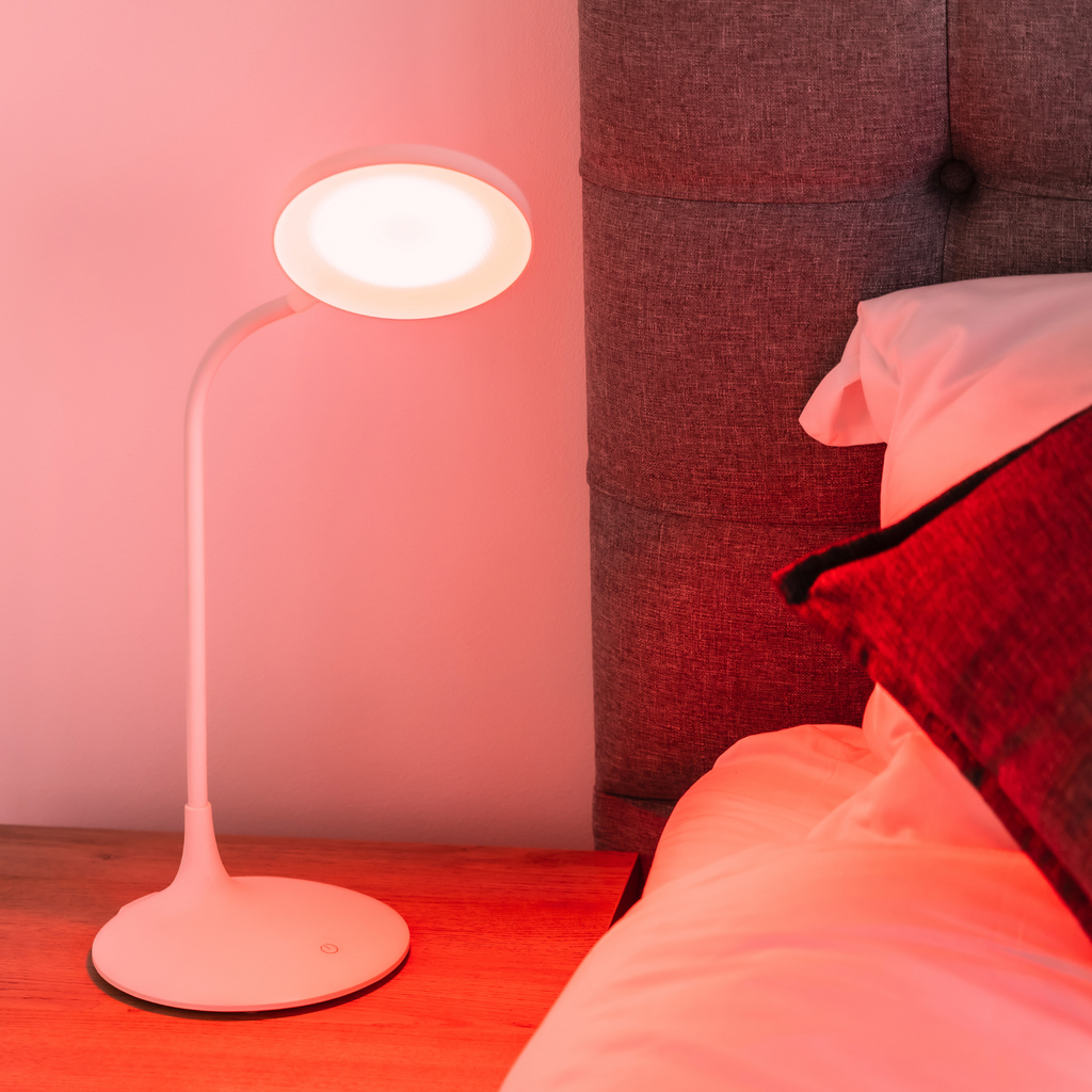Velvet Dusk Lampe Rødt Lys Natlampe til Hyggelige Aftener