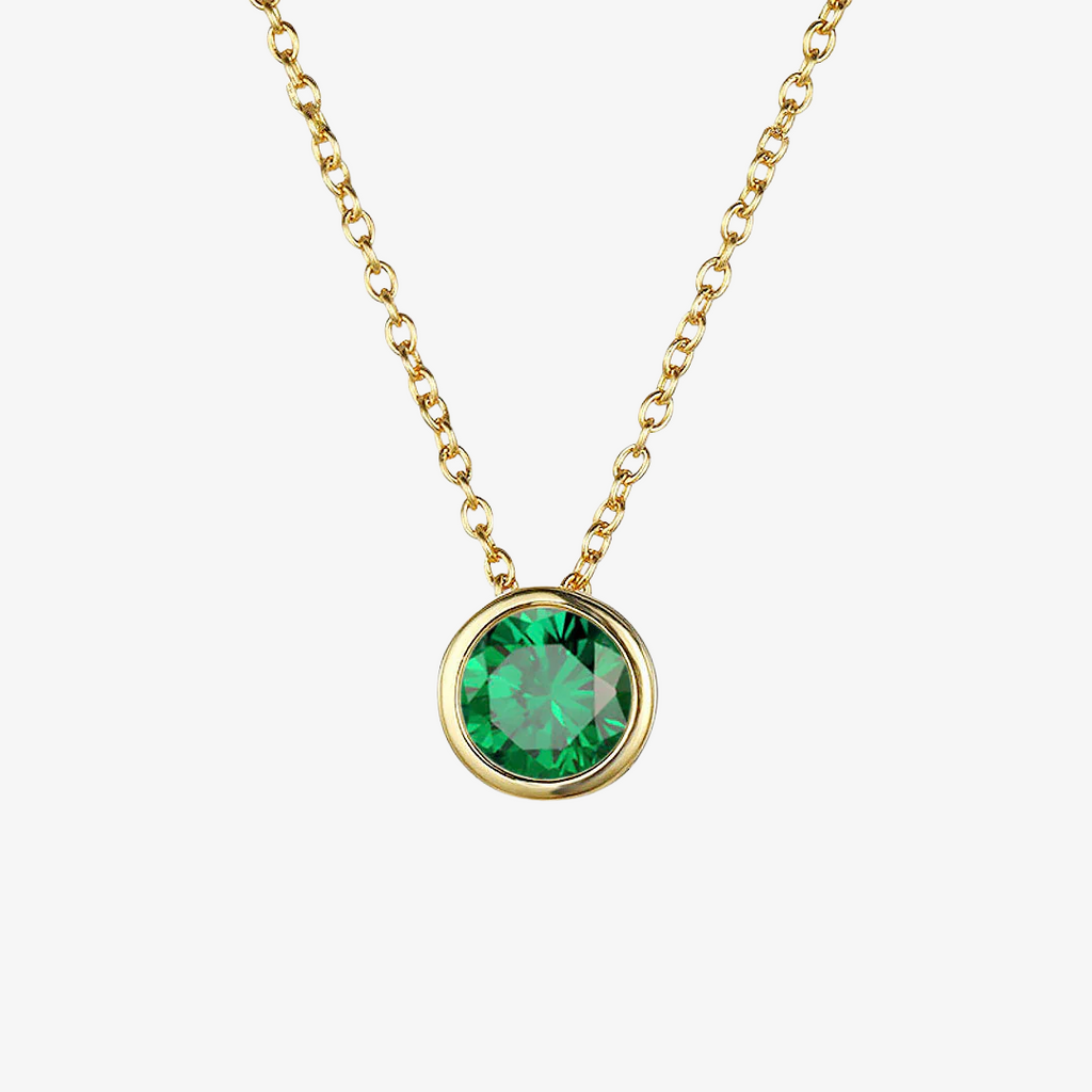 Collana Luna con Pietra di Nascita