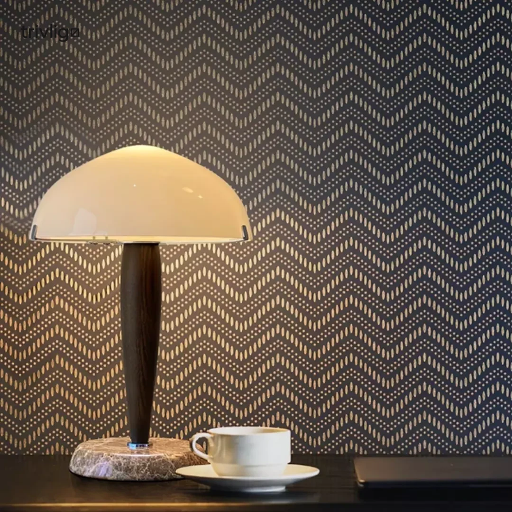 NovaNook Vintage Table Lamp For Warm Ambient Bedside Lighting