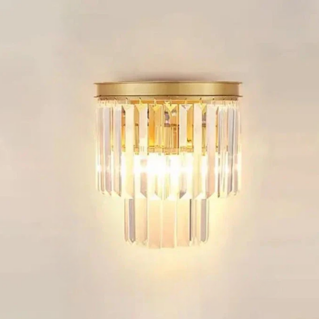 Nástěnná lampa Nyara s teplým LED světlem pro vnitřní atmosféru
