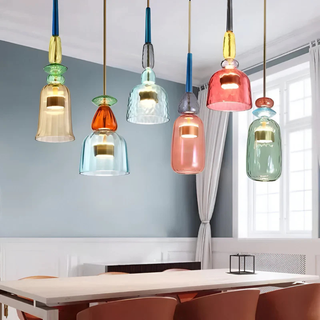 Kireli Colorful Scandinavian Dining Pendant Light