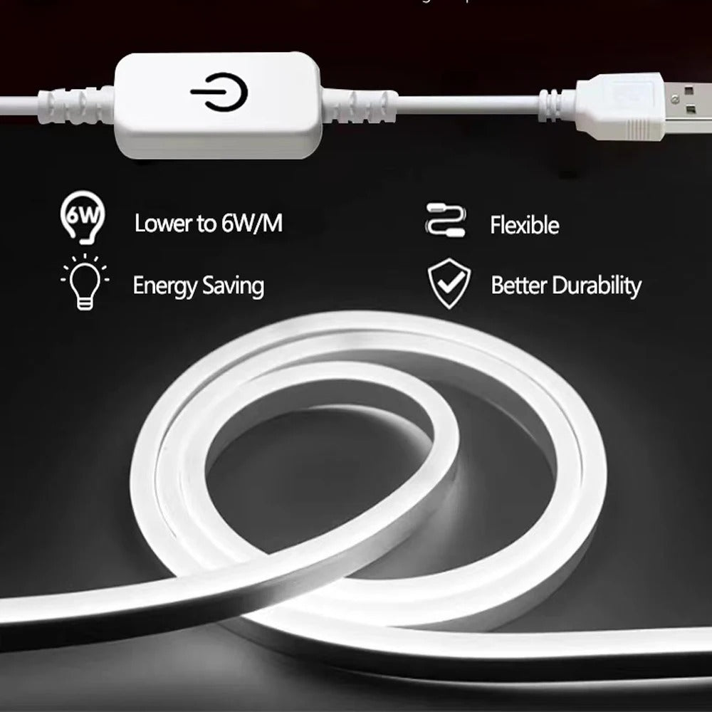 LumaFlex USB Touch Light Strip with Adhesive - LED Lamp