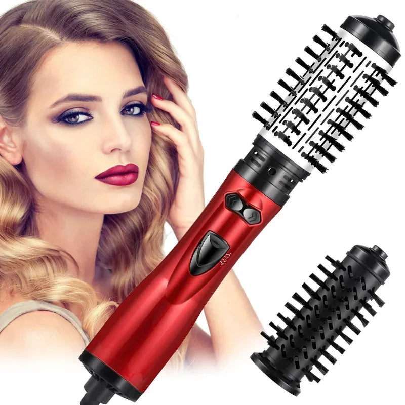 BreezePulse Uscător și Stilizator de Păr Rotativ 2-în-1 pentru Coafuri de Calitate Salon Acasă