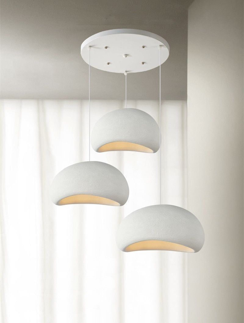 LumaJade Trio Hanging Light Sky Inspired Pendant Set