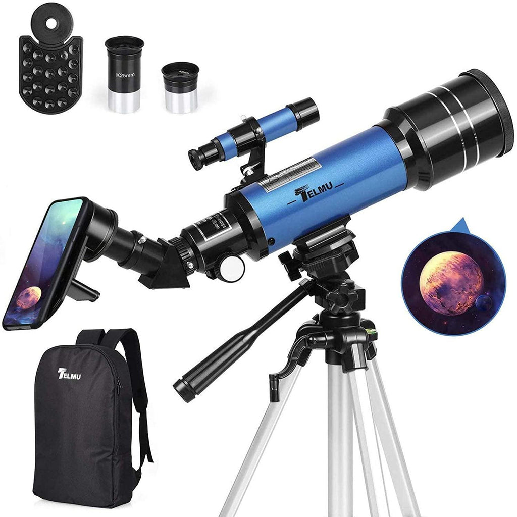 Teleskop refrakcyjny StellarView o aperturze 70 mm z mocowaniem na statyw