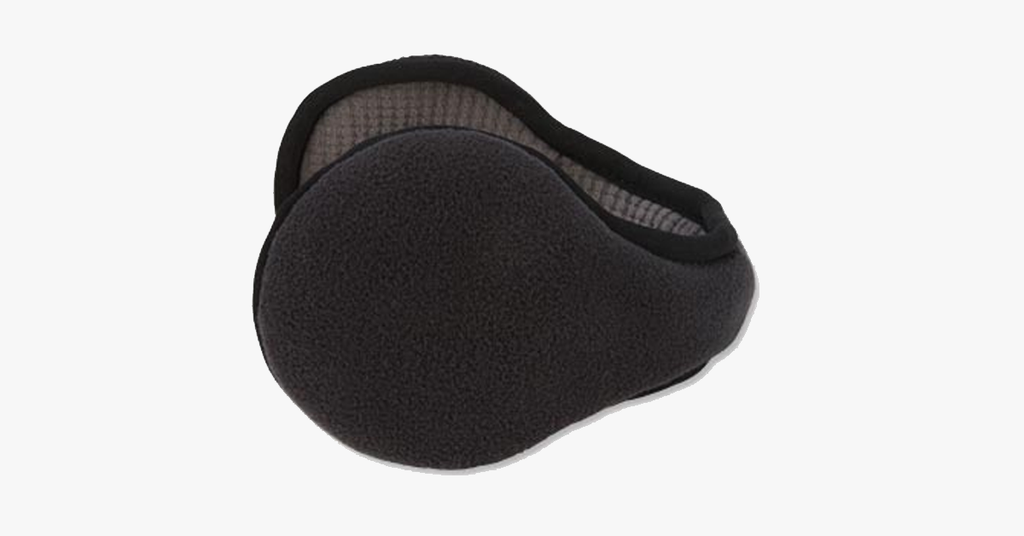 Fleece Winter Ear Warmers For 34 Cm Head Circumference In Black Gray Coffee