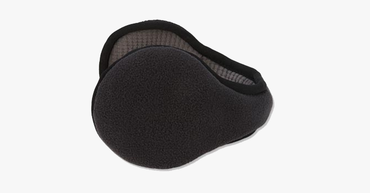 Fleece Winter Ear Warmers For 34 Cm Head Circumference In Black Gray Coffee