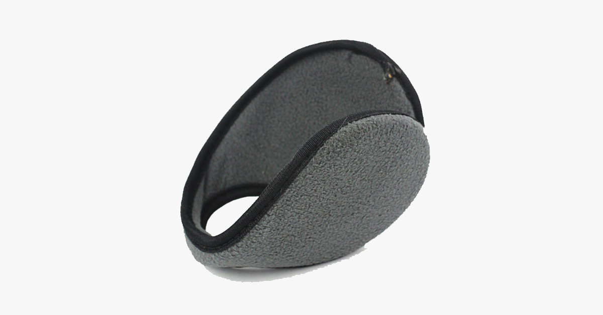 Fleece Winter Ear Warmers For 34 Cm Head Circumference In Black Gray Coffee
