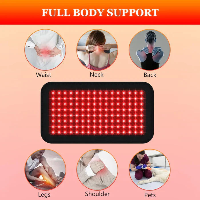LED Infrared and Red Light Therapy Belt Device System