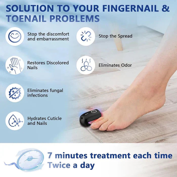 دستگاه پاک‌کننده قارچ ناخن برای درمان اونیکومایکوزیس