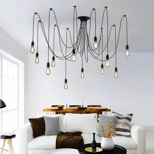 Lyraen Vintage Pendant Light in Iron and Ceramic