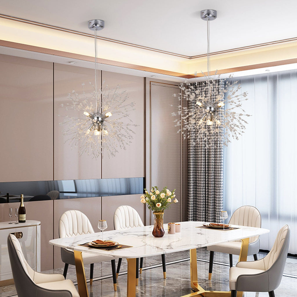Závěsná lampa AstraLume Dandelion Crystal s nastavitelnou výškou