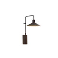 NexaLume Outdoor Cone Wall Light Matte Black IP65 Rated