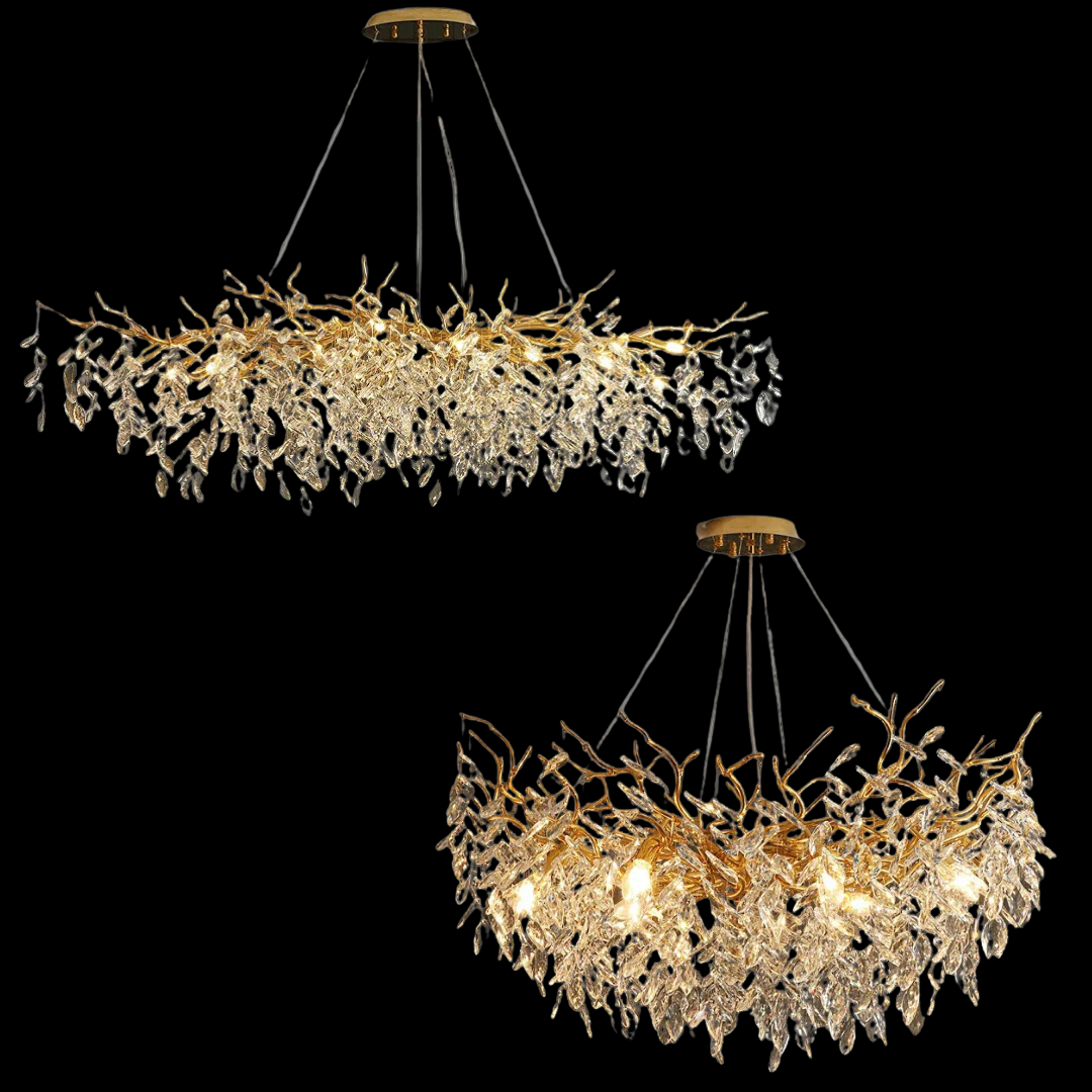 Lampadario a Bracci in Cristallo Stile Francese per Case Moderne