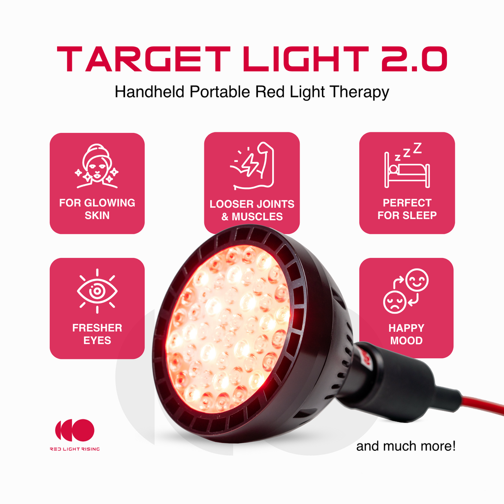 Compact Handheld Red Light Therapy Device For Home Use