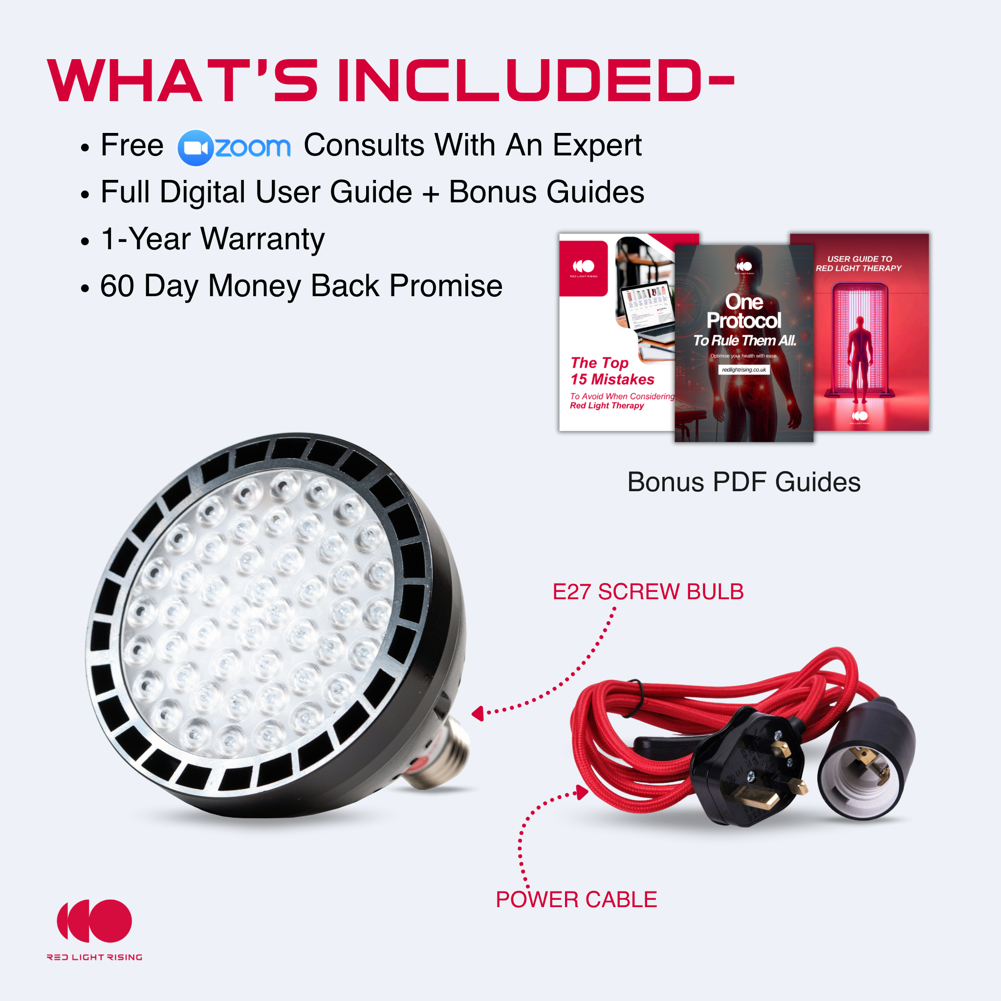 Compact Handheld Red Light Therapy Device For Home Use