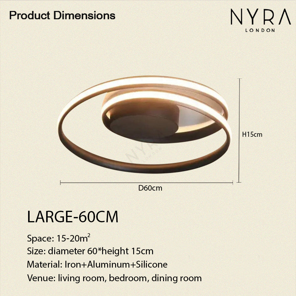 NovaLume Ceiling Lamp | Modern Bedroom Lighting Fixture