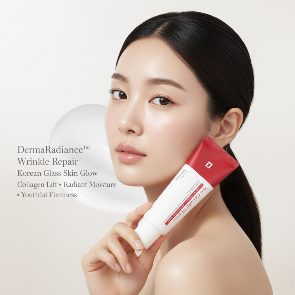 LuminaGlow Collagen Wrinkle Repair Glass Skin Mask