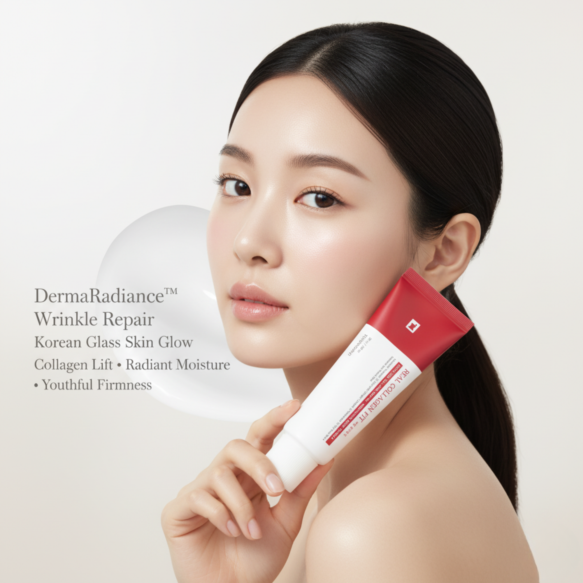 LuminaGlow Collagen Wrinkle Repair Glass Skin Mask