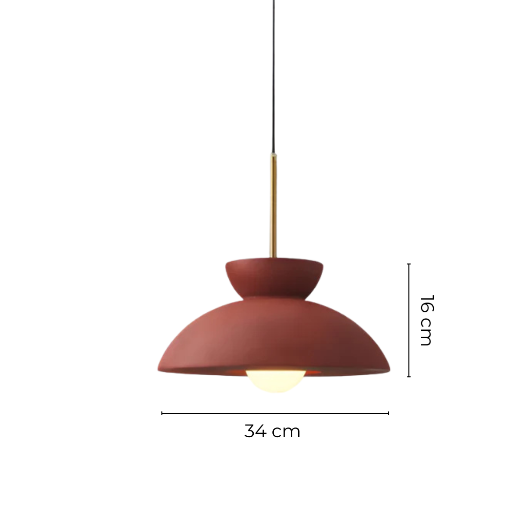 Solara Wabi-Sabi Pendant Light for Dining Room and Modern Interiors