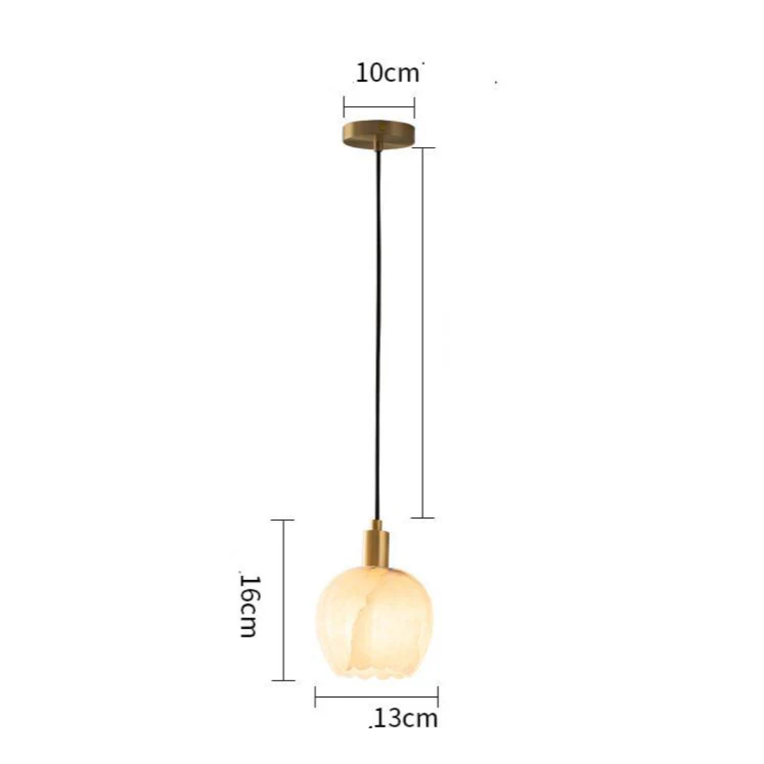 Calara Alabaster Pendant Light For Dining and Living Rooms