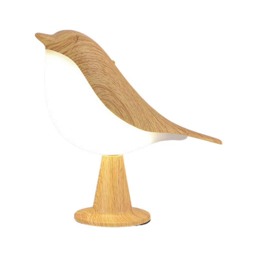 FeatherGlow Vogel LED Nachtlicht Kabellos mit Gemütlichem Lichtschein