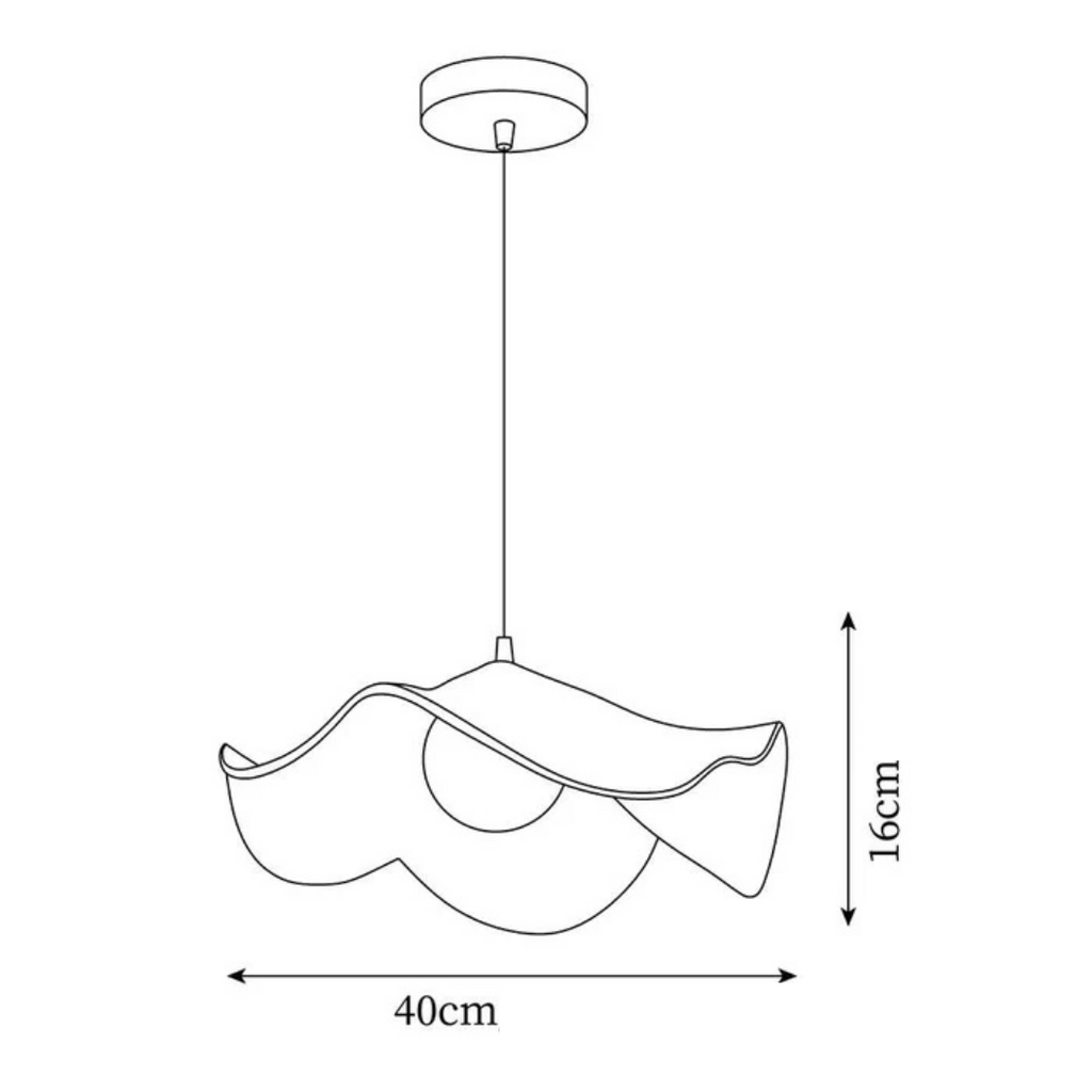Lampada a sospensione Aurelia Designer per sala da pranzo e soggiorno