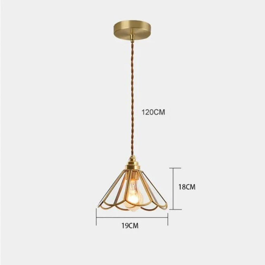 Lunara | Stained Glass Designer Pendant Light For Dining