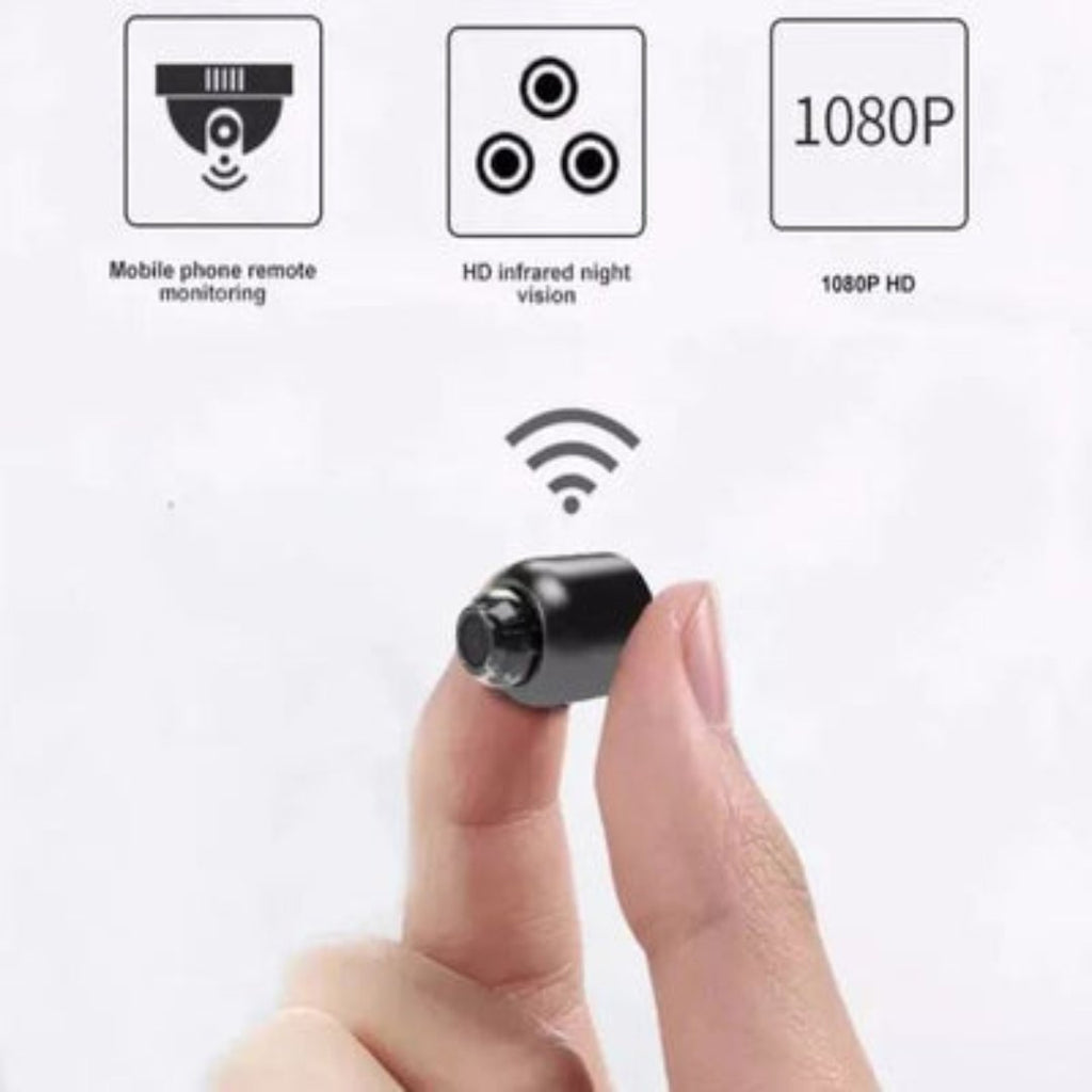 AeroGuard Mini Wireless Hidden Camera With Audio For Nanny Monitoring