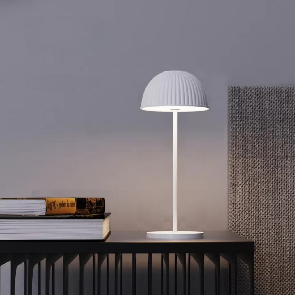 Nytera Mushroom LED Table Lamp With Warm Ambient Glow