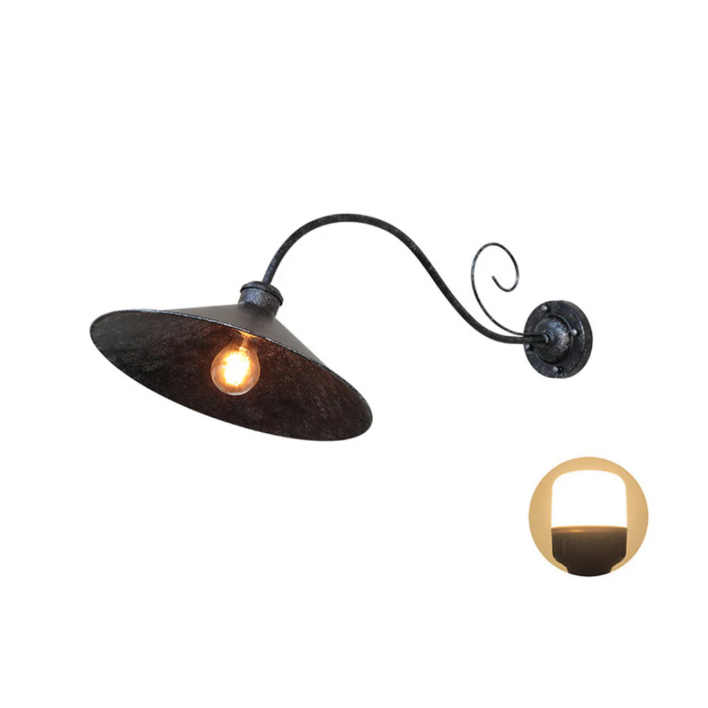 چراغ دیواری فضای باز آوریلیا وینتیج IP65 سازگار با LED