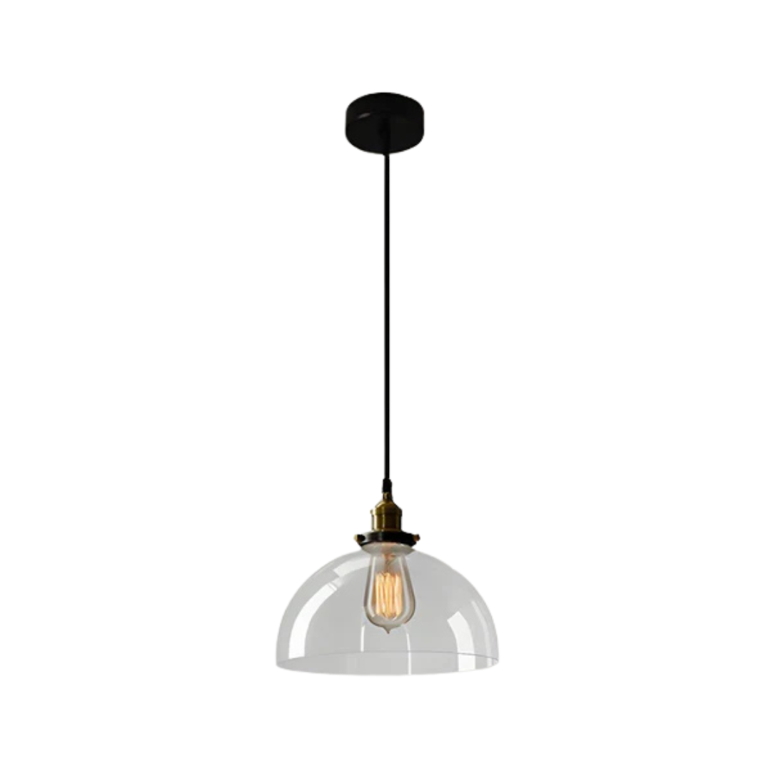 Vellora Vintage Glass Pendant Light for Dining Rooms and Living Spaces