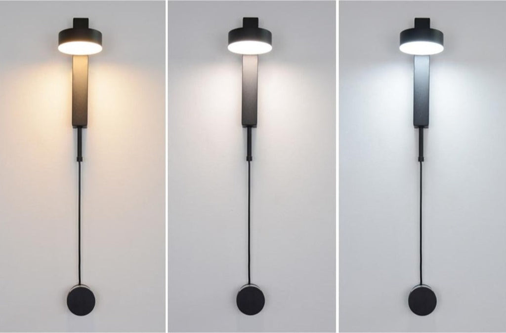 Lampă de perete LED reglabilă AetherGlow pentru citit la pat