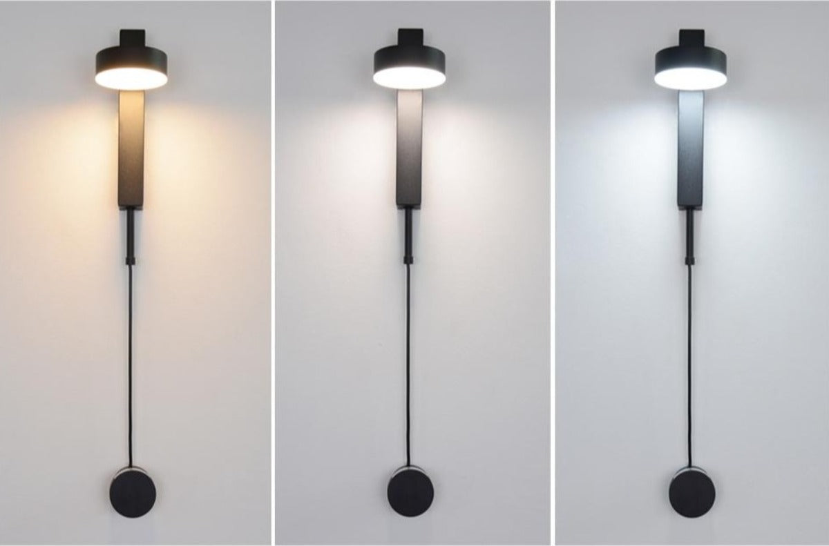 Lampă de perete LED reglabilă AetherGlow pentru citit la pat