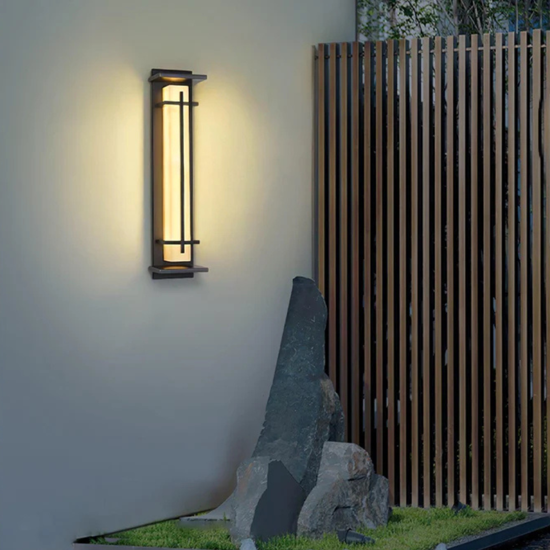 Aurelia Stainless Steel Outdoor Weatherproof LED Wall Light for Patio and Garden
