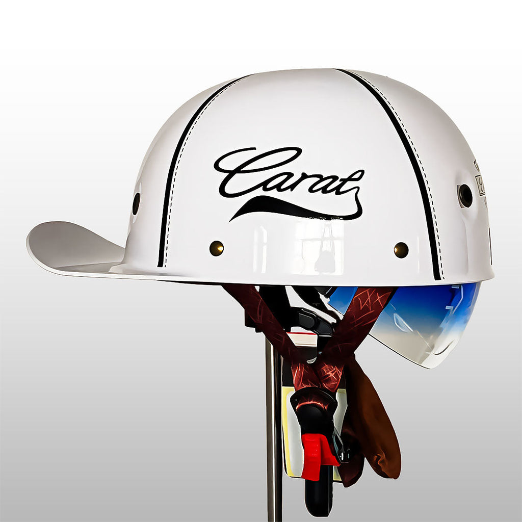 AstraCap Pro Baseball-Style Motorcycle Helmet DOT And ECE Certified