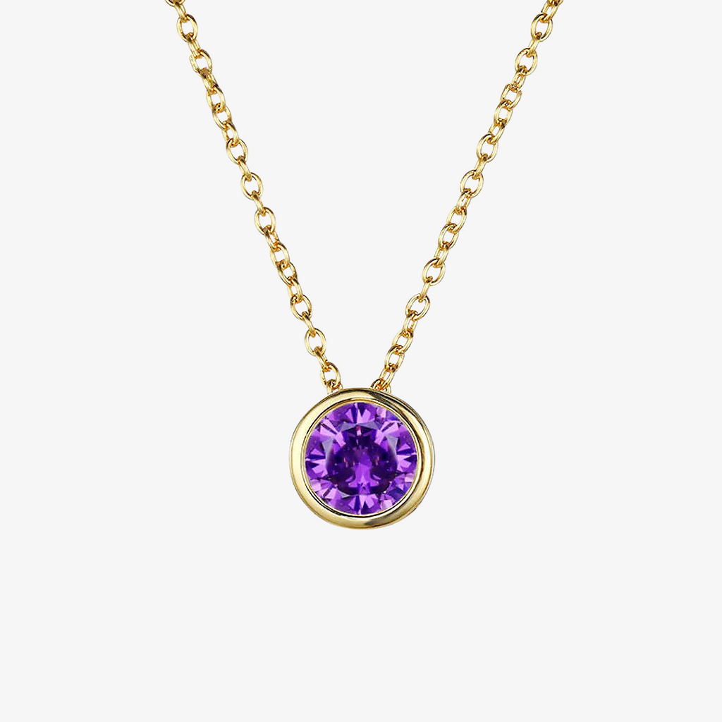 Collana Luna con Pietra di Nascita