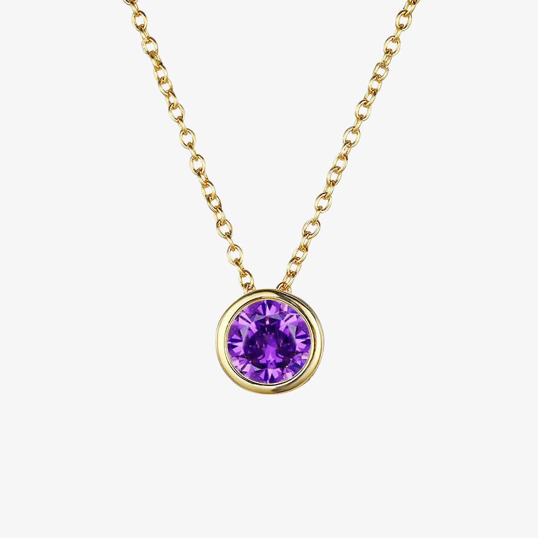 Collana Luna con Pietra di Nascita