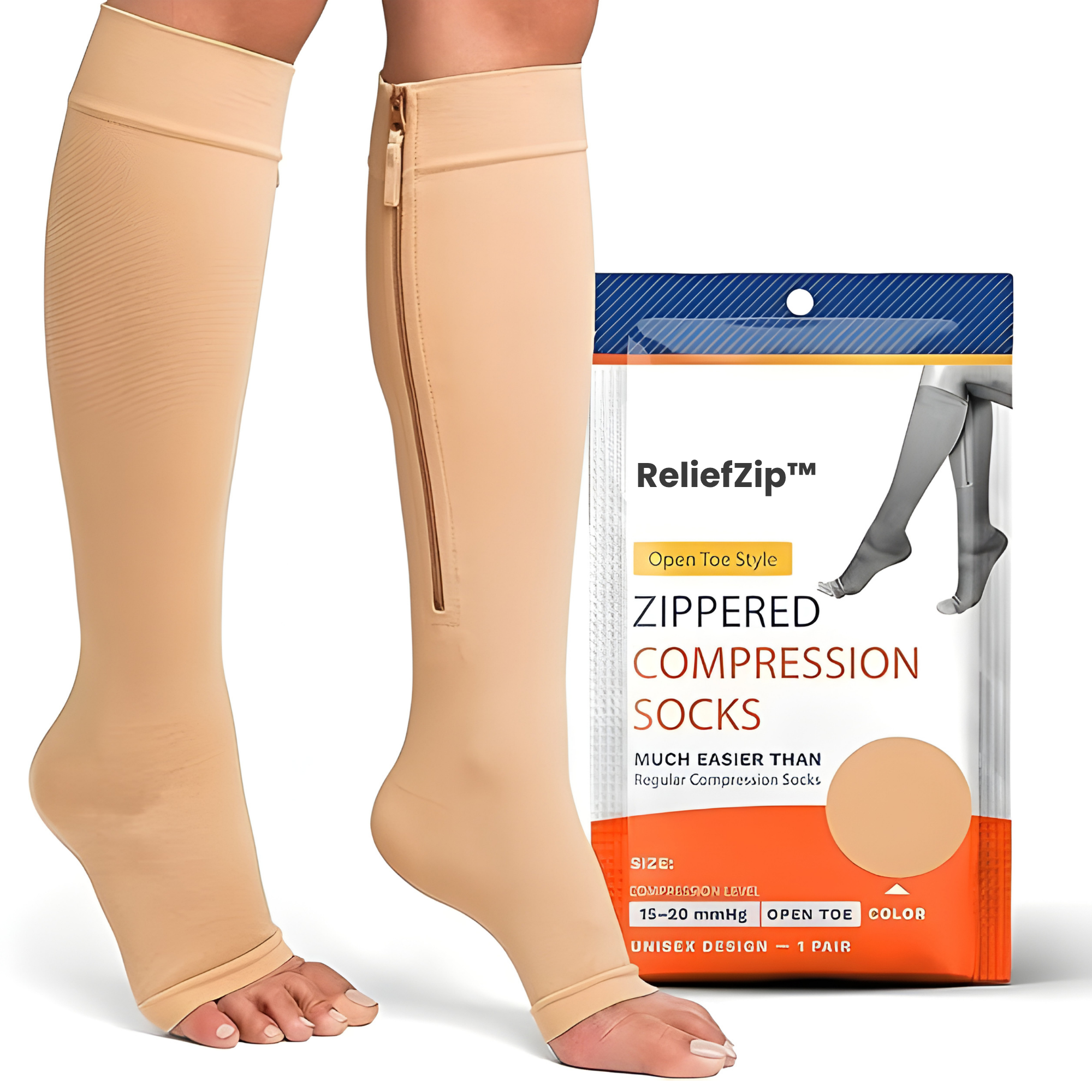 ZenStride Support Socks - Instant Comfort For Swelling And Leg Fatigue