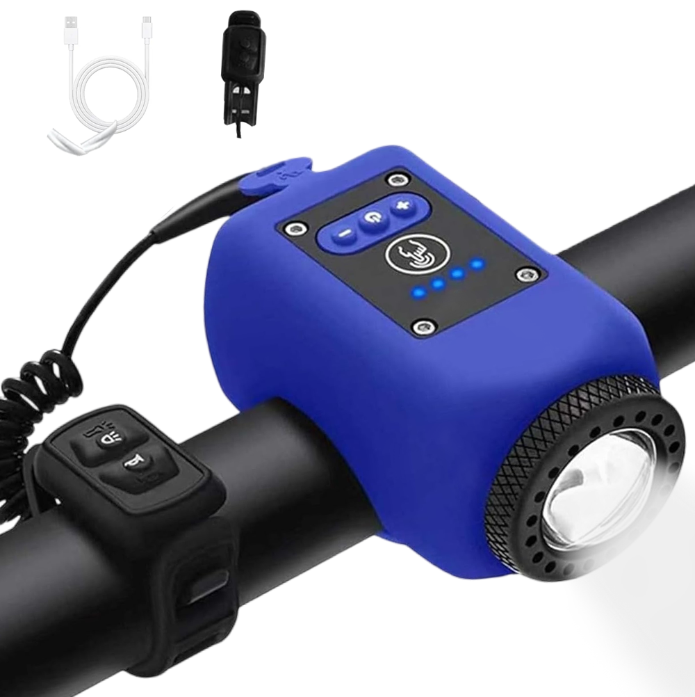 چراغ دوچرخه شارژی USB PulseBike با بوق یکپارچه