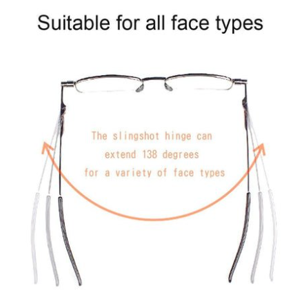 Compact Folding Reading Glasses For Men And Women Everyday Use