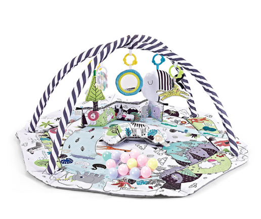 8-in-1 Baby Activity Play Mat and Sensory Development Center