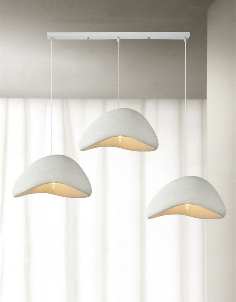LumaJade Trio Hanging Light Sky Inspired Pendant Set