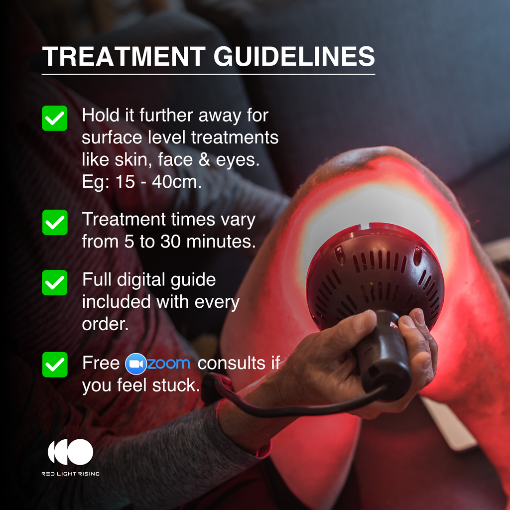 Compact Handheld Red Light Therapy Device For Home Use