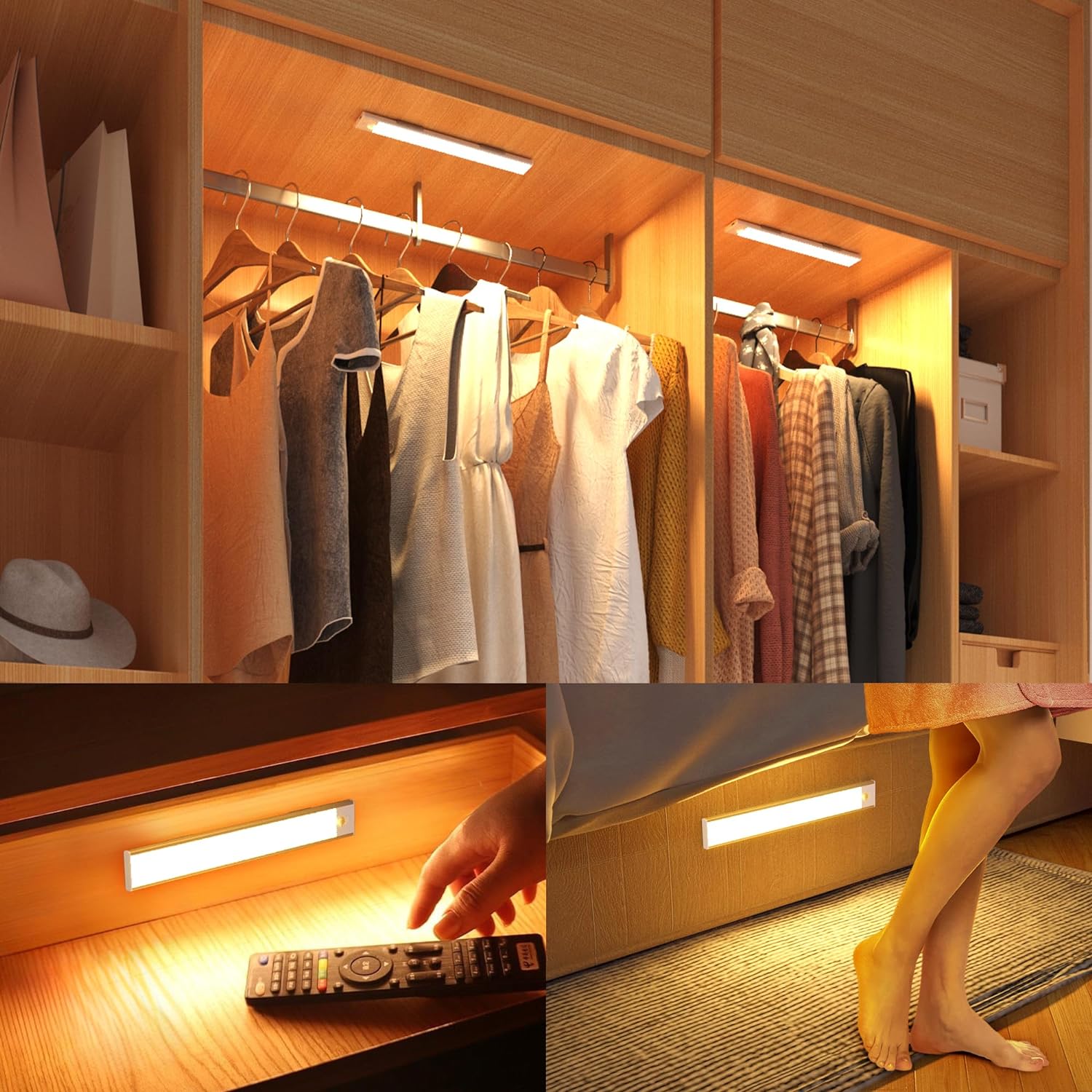 LyraGlow Magnetic Motion Sensor Light With Three Color Temperatures