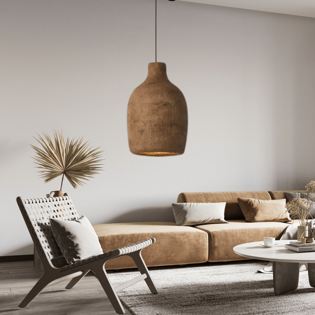 Aurek Wabi-Sabi cementpendel med justerbar ledning til hjemmet
