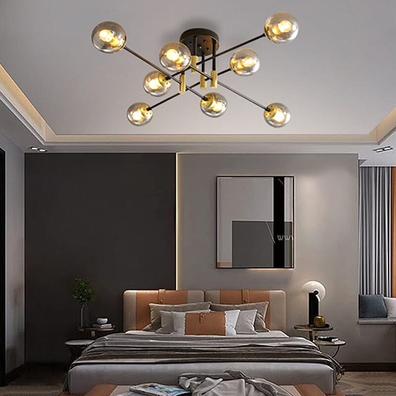 Lyra 8-Light Nordic Chandelier Handcrafted Modern Ceiling Fixture