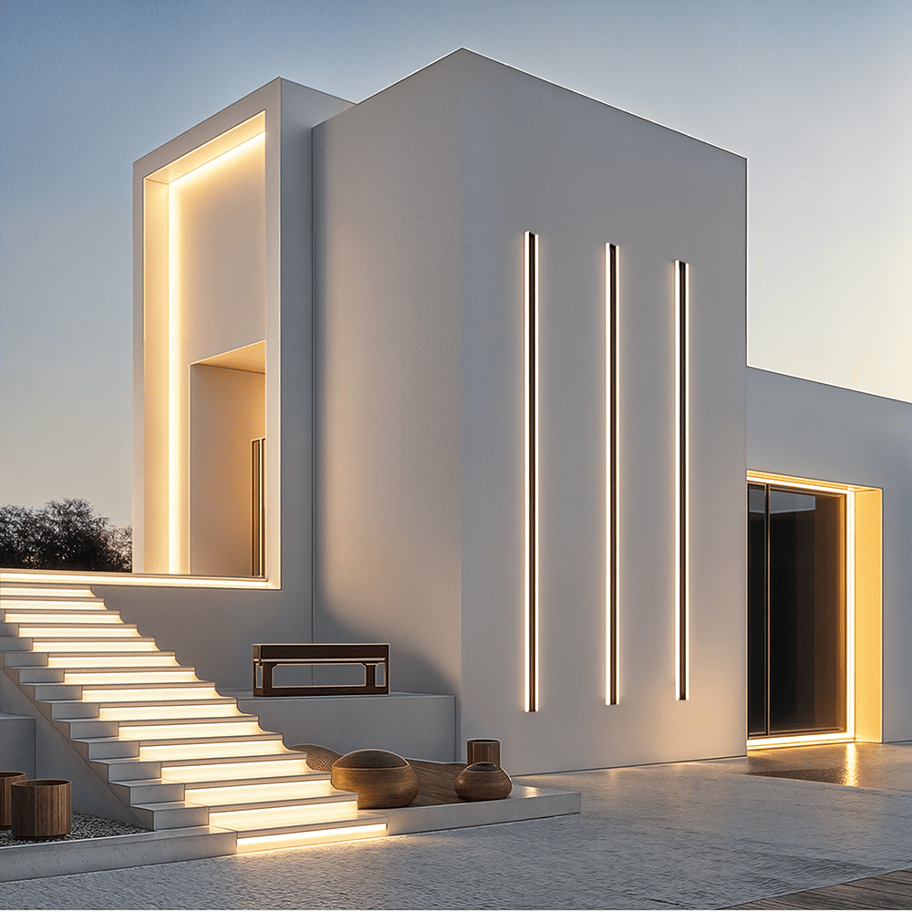 چراغ دیواری LED آلومینیومی بیرونی کیرلوس با طراحی شیک