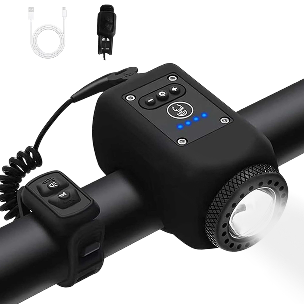 چراغ دوچرخه شارژی USB PulseBike با بوق یکپارچه