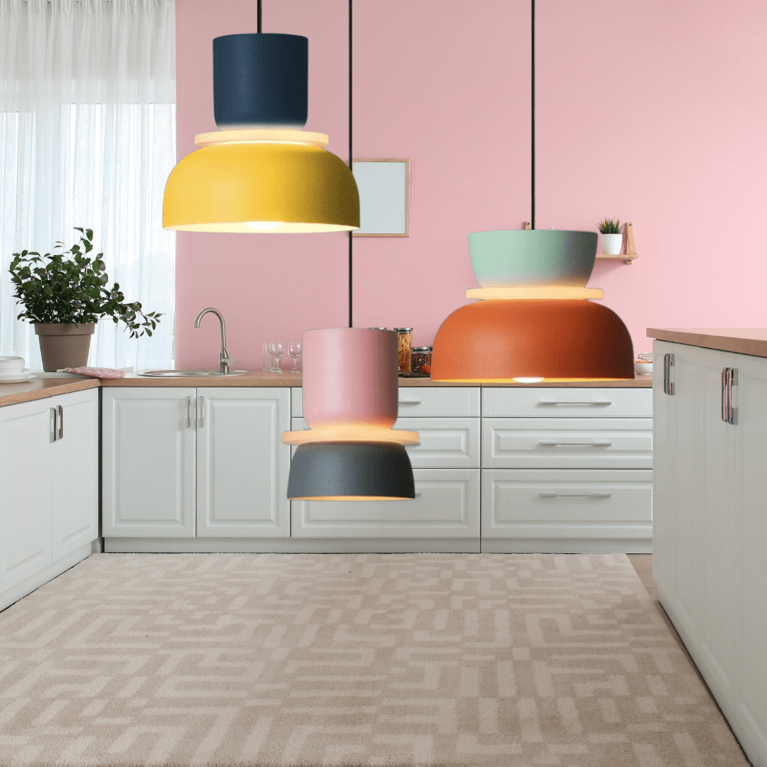 Anpassbare Regenbogen-Kunst-Hängeleuchte Wähle Deine Farbe